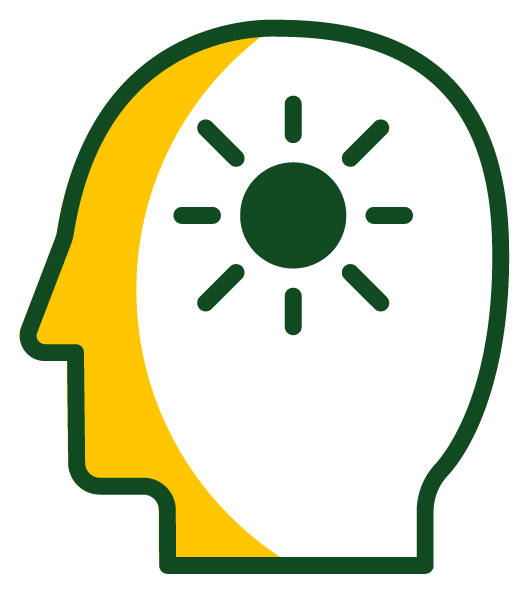 man with light bulb icon